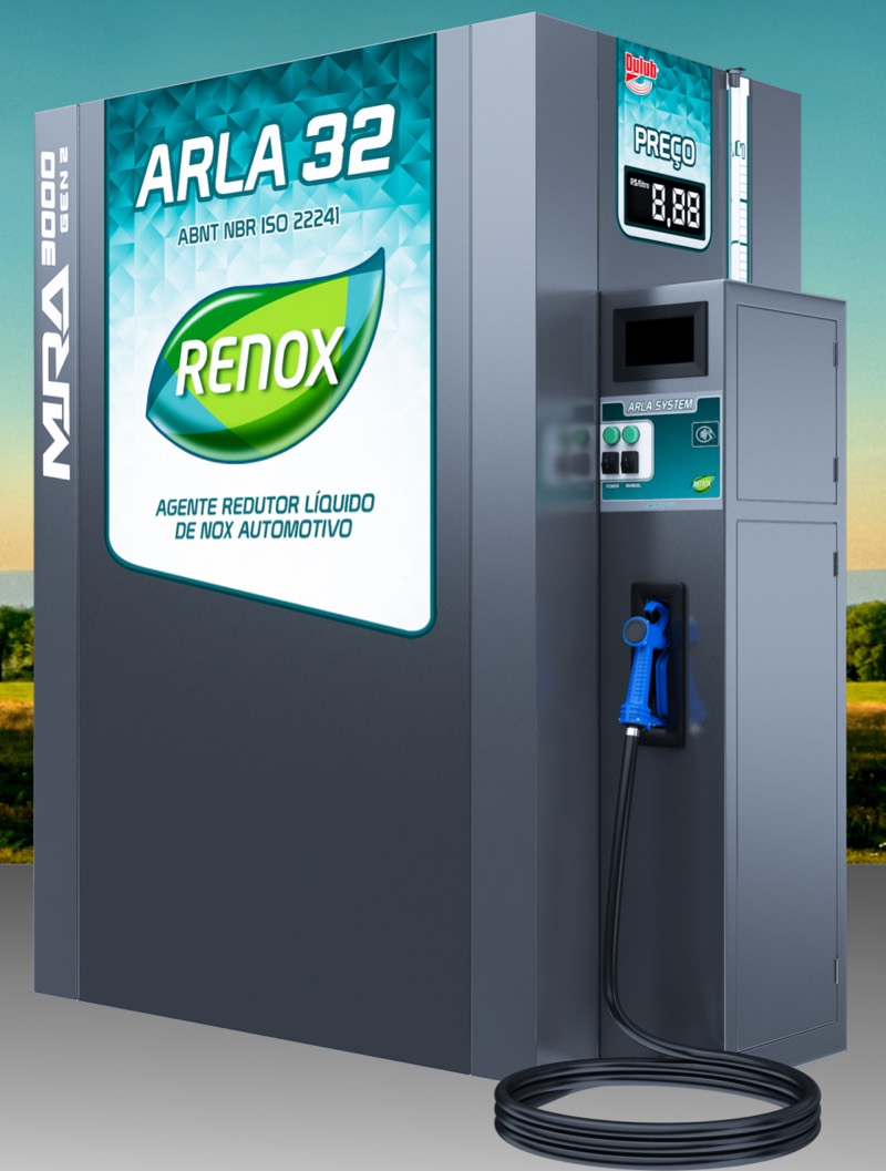 Dispensador Renox MRA 3000 GEN 2 para abastecimento de Arla 32